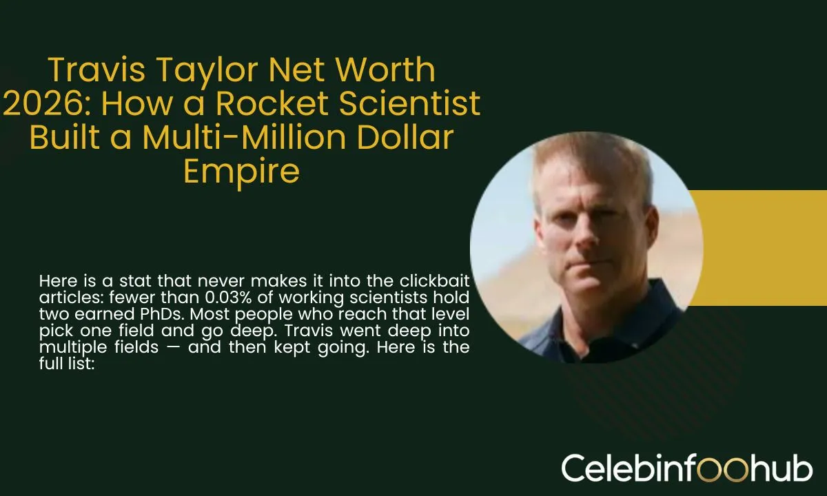 Travis Taylor Net Worth
