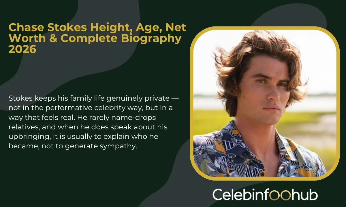 Chase Stokes Height