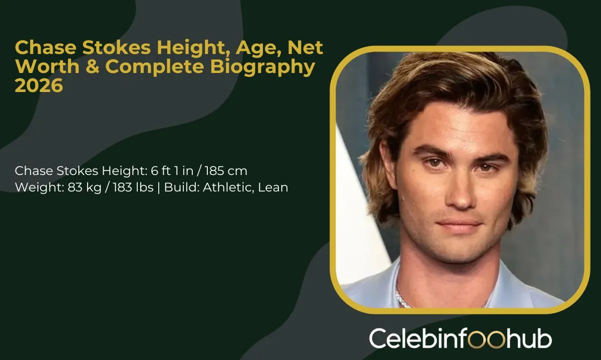 Chase Stokes Height