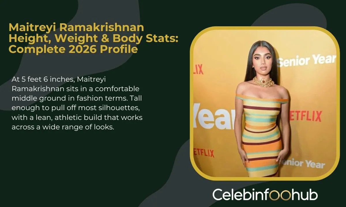 Maitreyi Ramakrishnan Height