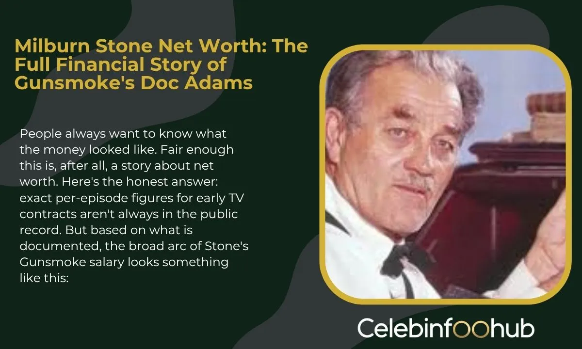 Milburn Stone Net Worth