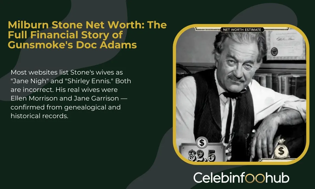 Milburn Stone Net Worth