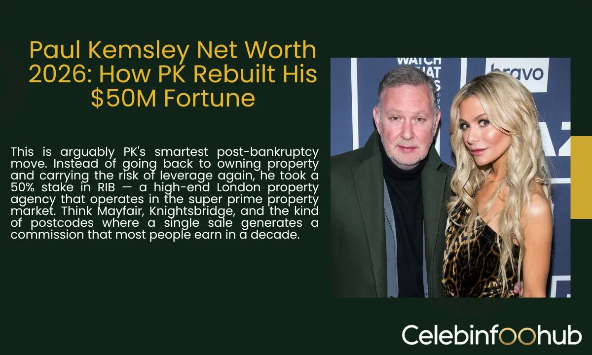 Paul Kemsley Net Worth