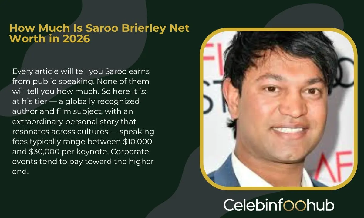 Saroo Brierley Net Worth