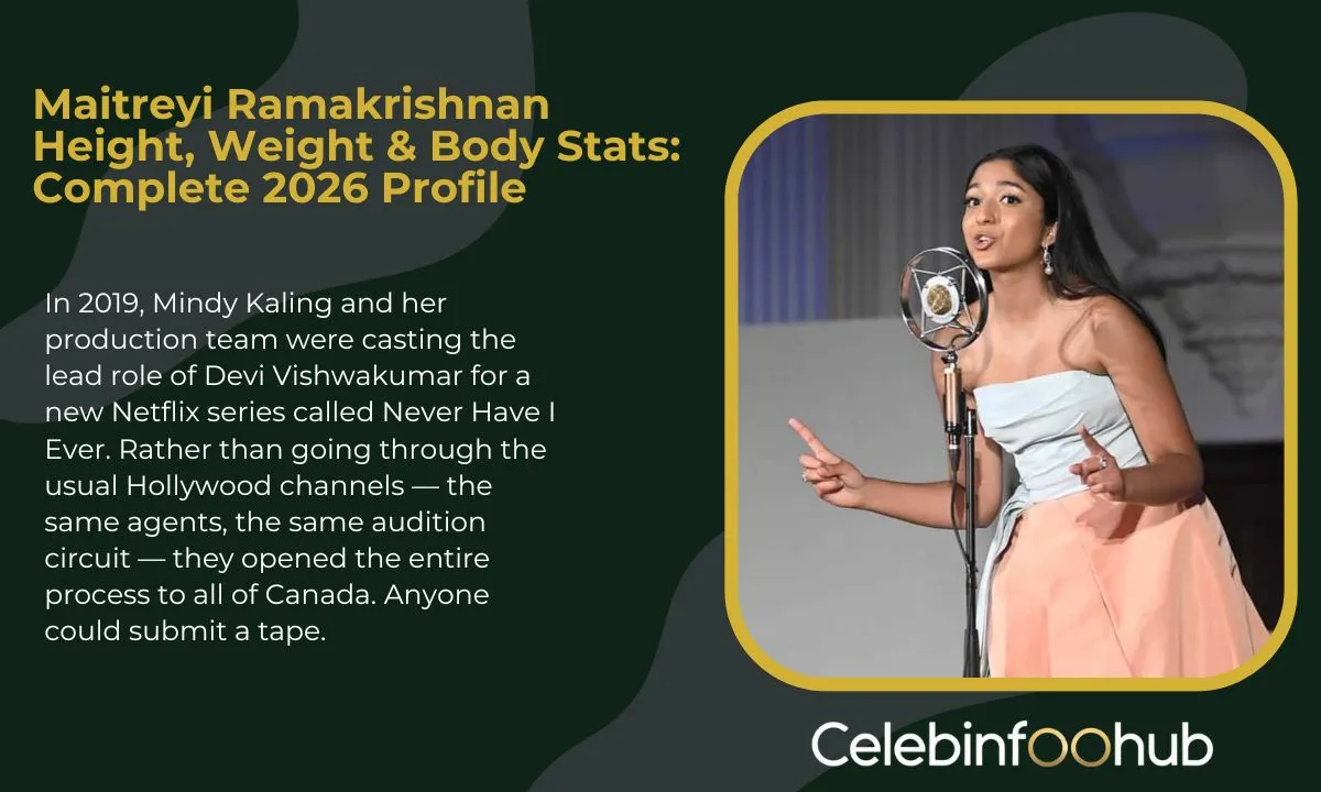 Maitreyi Ramakrishnan Height