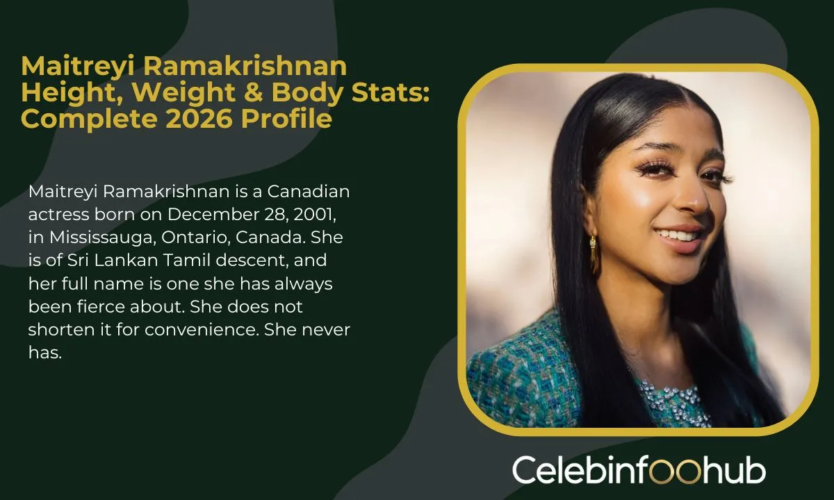 Maitreyi Ramakrishnan Height