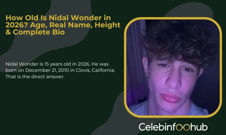 Nidal Wonder Age