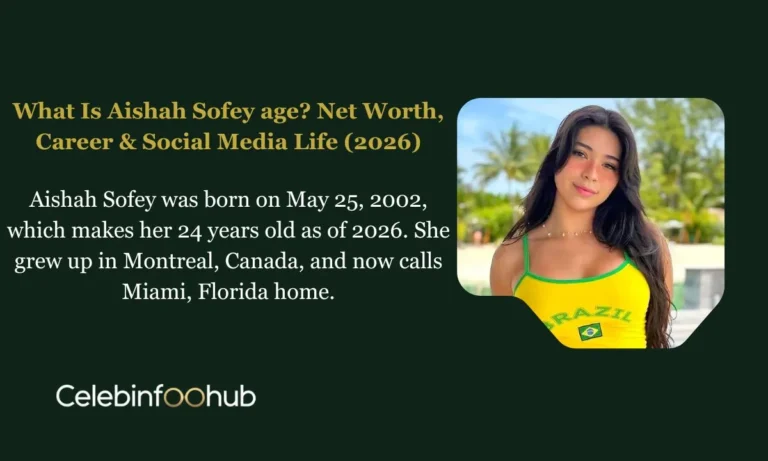 Aishah Sofey age
