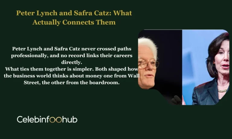 Peter Lynch and Safra Catz