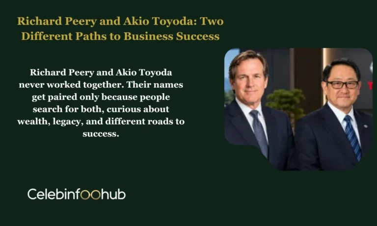 Richard Peery and Akio Toyoda