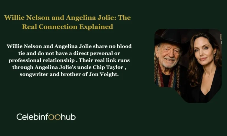 Willie Nelson and Angelina Jolie